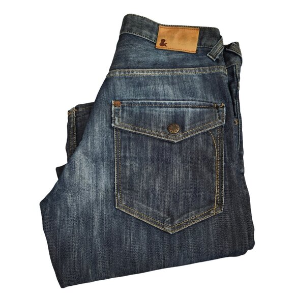 H&M Bragg Regular Seat Straight Leg Jeans - Size US 14Y+ - Picture 2 of 6